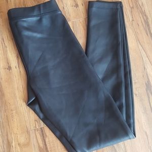 Express Faux Black Leather Leggings